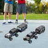 Alloy Remote Control Car Pickup Off-road Vehicle + Trailer Rechargeable Drift Racing Car Children's Car Electric Toy