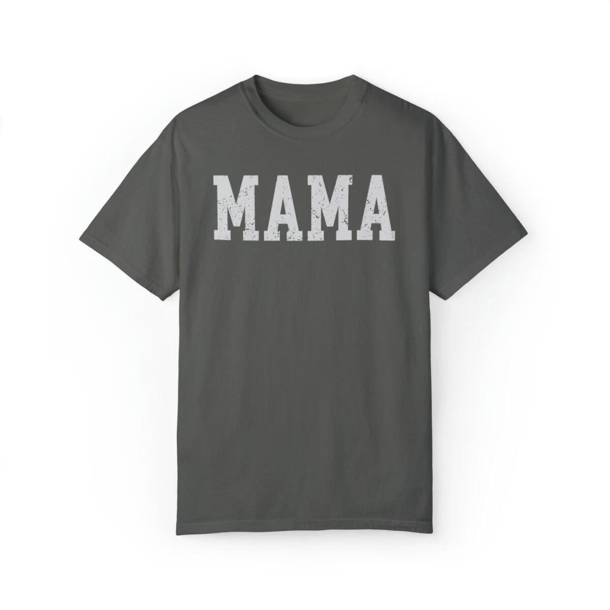 Mama Mom Mother Graphic T-Shirt, Gift for Mom Grandma, New Mom Shirt M