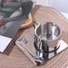 304 Stainless Steel Tea Cup Set Heat Resistant Water Cup Coffee Mug  Household