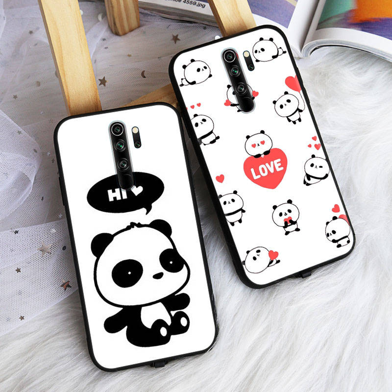 

Чехол для iPhone 15 14 12 Xiaomi Redmi Note 13C VIVO Y20 Samsung S24 FE Realme C21y OPPO A76 Милая панда