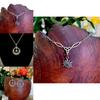 Silver Snowdrop Celtic Love Pendant Necklace With Geometric Design For Women