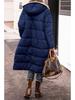 2023 Women's Extra Long Multi-Color Faux Fur Coat for Autumn and Winter