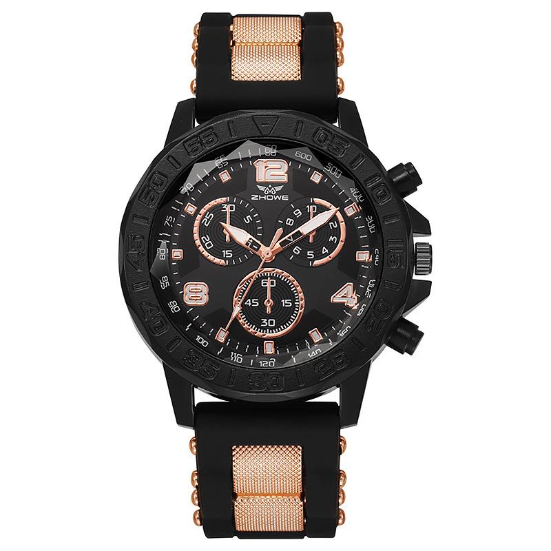 E-Commerce Fashion Men'S Casual Silicone Quartz Watch Men'S Watch
