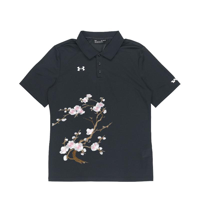 

Under Armour Настраиваемая Футболка-поло с цветочной вышивкой, удобная, универсальная, с коротким рукавом, унисекс, черная 21500537-001(TEAM702-3.1.35) XXXL