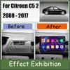 Auto Radio Android For Citroen C5 2 2008 - 2017 Navigation Video Car Multimedia Player Screen Head Unit No 2din Monitor WIFI Cam