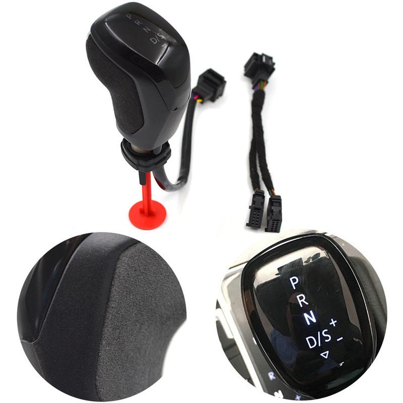 Zubehör für Skoda Schaltknauf Schwarzer Schaltknauf Automatischer Schaltknauf Einfache Installation Nicht verformbar Merkmal