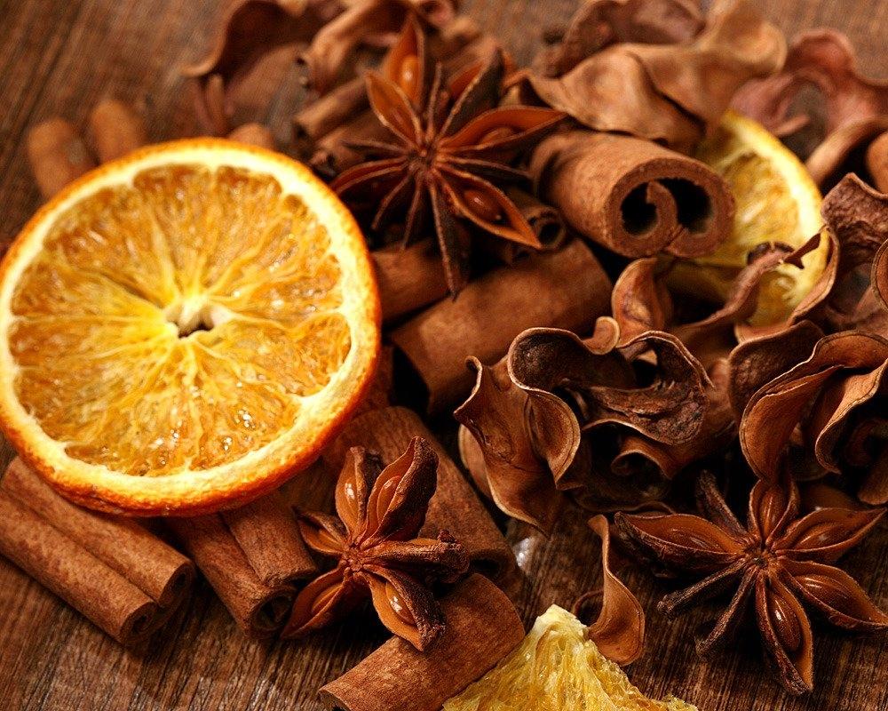Dry Mix Orange Slices, Cinnamon, Anise, 1 Pack