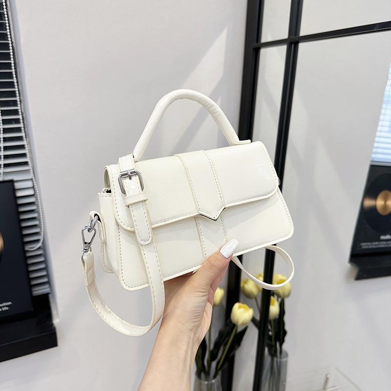 2025 summer simple small square bag women's Korean version fashion shoulder bag foreign style niche light luxury messenger handbag