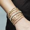 Hot-selling retro creative multi-element chain jewelry femininity versatile claw chain brick multi-layer bracelet set