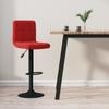 Day and Night - Day and Night Wine Red Velvet Kitchen Stool