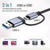 8-in-1 USB Dual Port Type-C Hub Docking Station for Apple & Huawei Mobile Phones