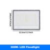 Waterproof Outdoor LED Lamps Floodlight 50W 100W 200W 300W 500W AC220V Garden Decoration Lighting Modern LED Outdoor Cool Lights