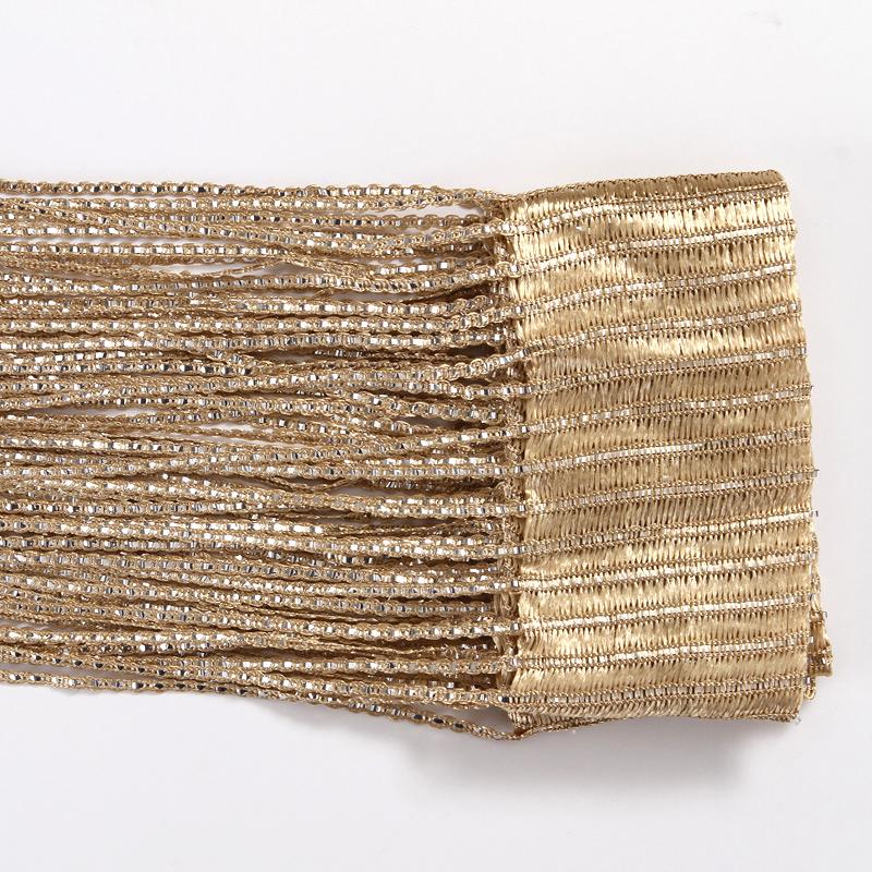 100cmX200cm Kurtyna sznurkowa na drzwi Błyszczący frędzel Błysk Linia drzwi Kurtyna okienna Lambrekina Przegroda Dekoracyjna na imprezę sypialnię wesele