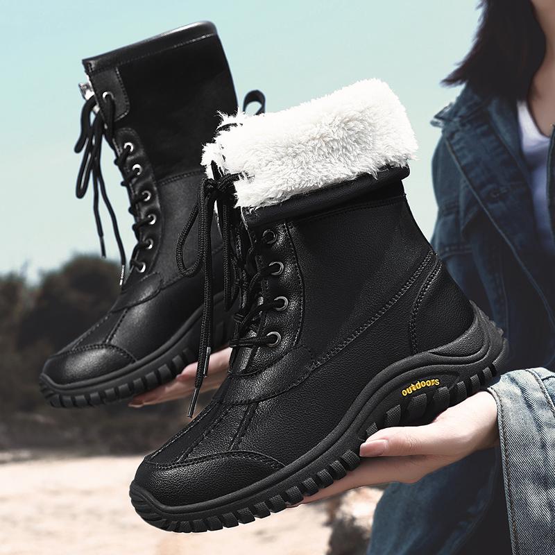 Women's Snow Boots Waterproof Comfortable Women's Rain Shoes Keep Warm Mid-Calf Winter Boots Outdoor Ankle Boot Botas Para Mujer