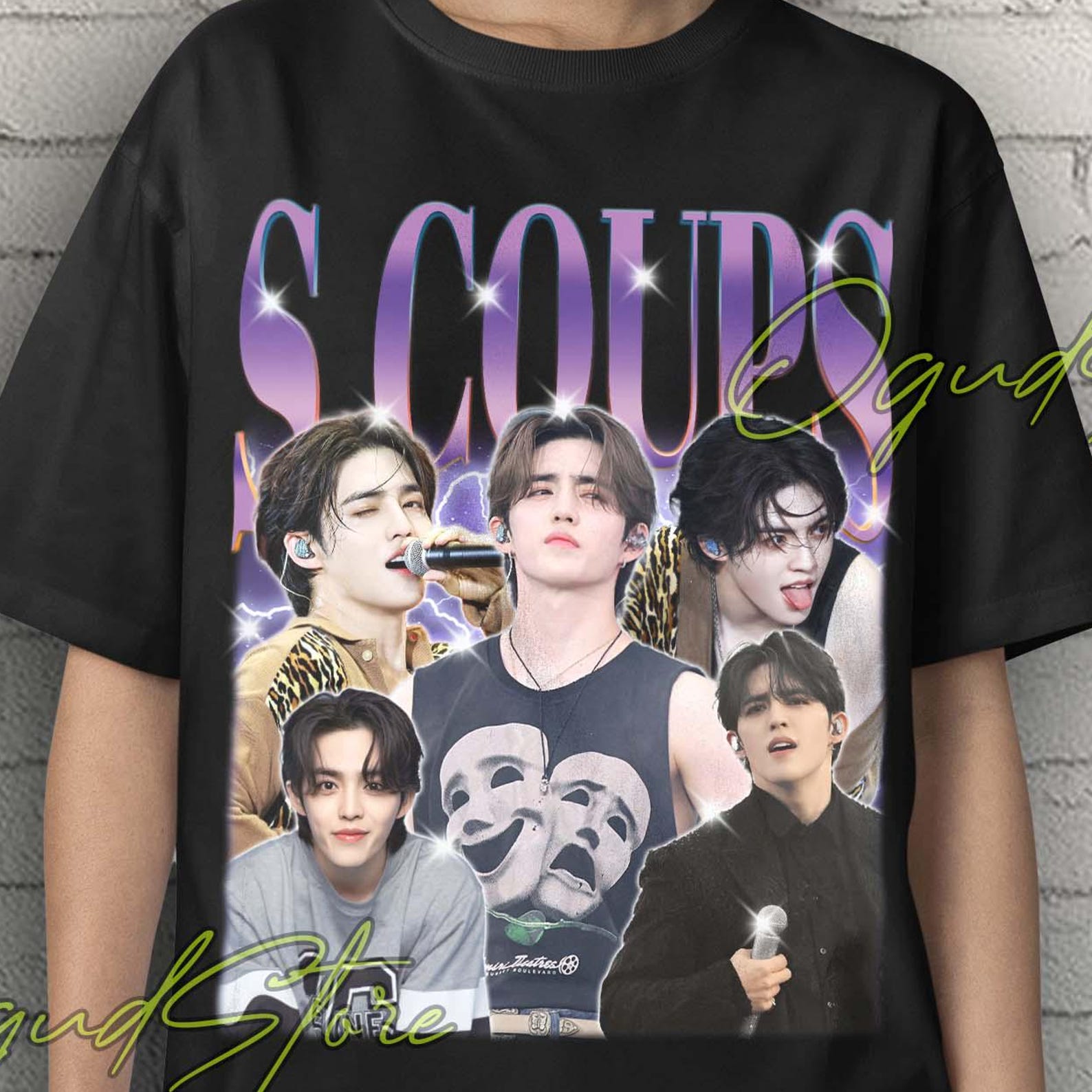 Scoups Seventeen Kpop Shirt: Gildan 5000 Unisex Tee S