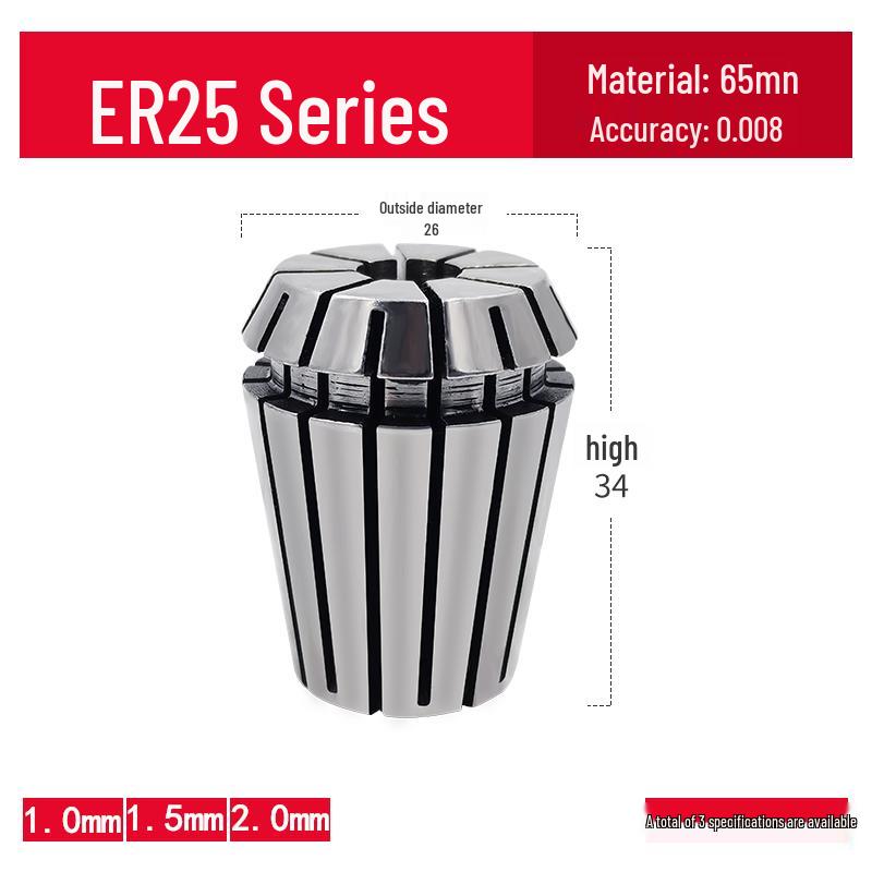 High Precision ER20 Spring Collet Engraving Chuck Holder for Milling Cutter