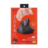 Sanwa Supply Ergonomic Mouse Wireless All Buttons Quiet Tendonitis Prevention Blue LED 5 Buttons MA-EWBS513BK