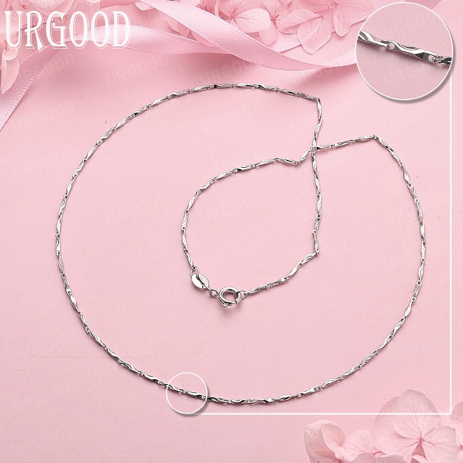 925 Sterling Silver Wedding Necklace Men Women Gifts Fashion Jewelry