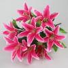 Multicolor Artificial Lilis Realistic Silk Flower Fake Flowers  Wedding Home Party Decor