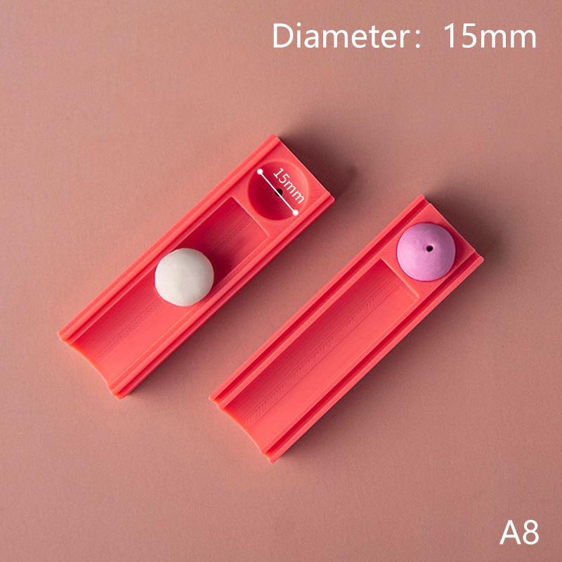10/12/15mm Polymer Clay Bead Rolling Ball Mold Clay Ball Punching Auxiliary Tool For DIY Earrings Jewelry Pendant Decoration