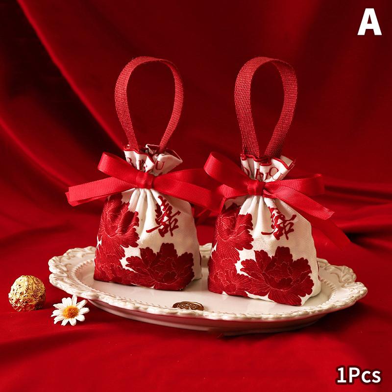 

Ретро Цветочные Ручные Пакеты для Конфет Свадебные Подарочные Упаковочные Пакеты Портативные Мешочки на Завязках для Хранения Конфет Органайзер для Ювелирных Изделий