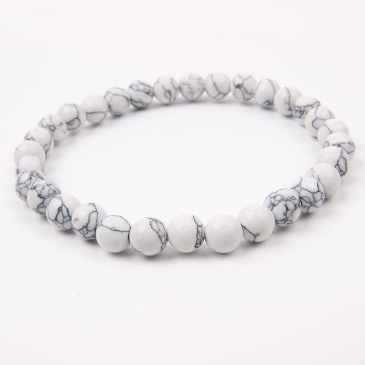 Red Agate Crystal Bracelet: Simple Round Beads, Couple Style Hand Jewelry