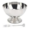 Dessert Bowls Stainless Steel Milkshake Cup ShortFooted Medium Snack Dish for Ice Cream Fruit