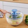 Deshidrator de legume Uscător electric de curățare rapidă pentru fructe și legume Separare uscată și umedă Scurgere pentru salată Spinner Home Gadget