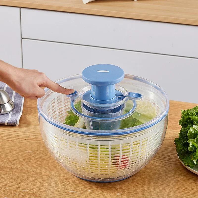 Gemüse-Dörrgerät, elektrisch, Schnellreinigung, Trockner, Obst und Gemüse, Trocken- und Nasstrennung, Entleerung, Salatschleuder, Haushaltsgerät