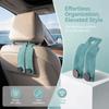 Heavy Duty Car Seat Back Hook Metal Dual Hooks Accessory Car Organizer  Car Interior