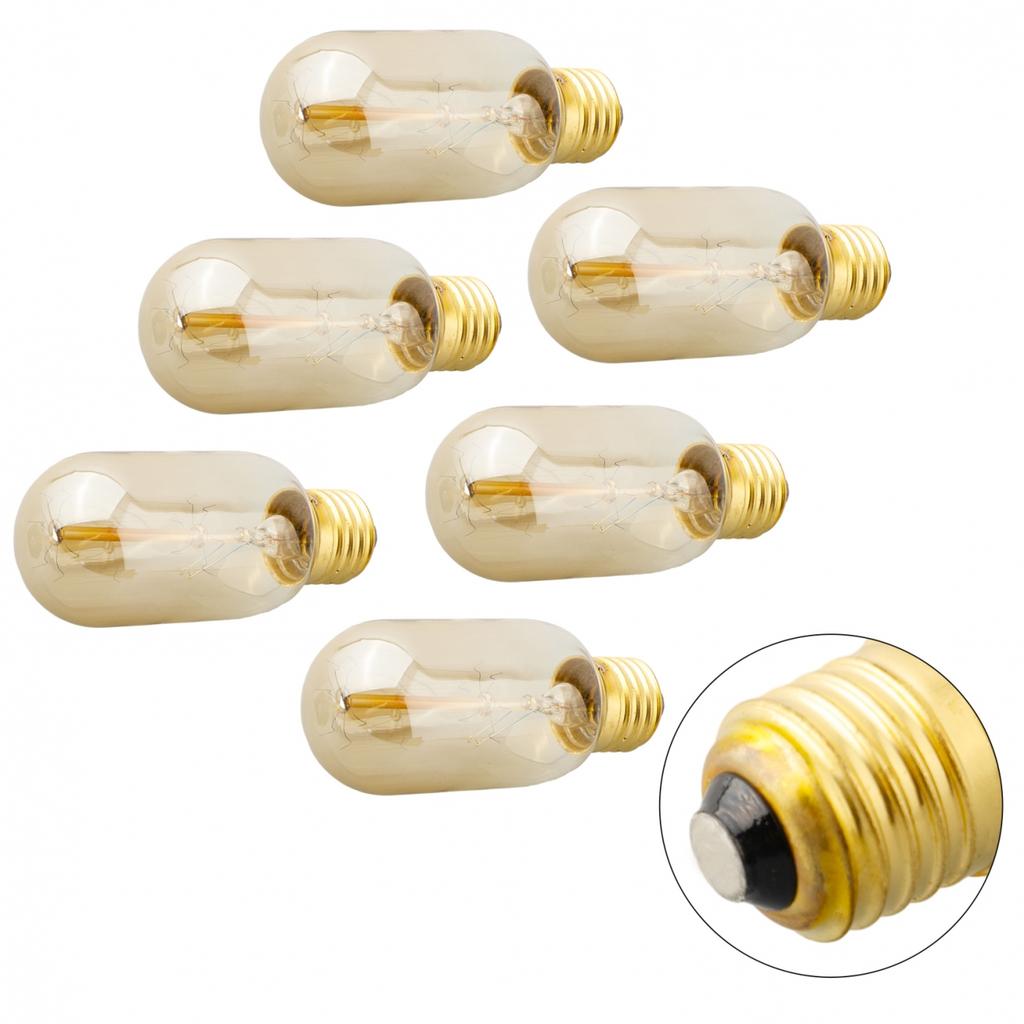 Lighting Bulbs Accessory 6Pcs E27 Vintage Industrial Edison Decoration