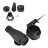 12V 13Pin Trailer Plug Socket Connector Adapter Bracket for Trailer Caravan Towing Towbar
