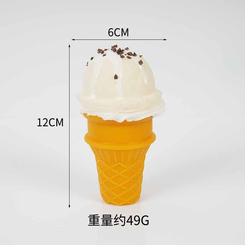 Simulation Ice Cream Model Artificial Cream Sweet Cone Fake Food Dessert Shop Window Ornaments Photography Props Party Supplies