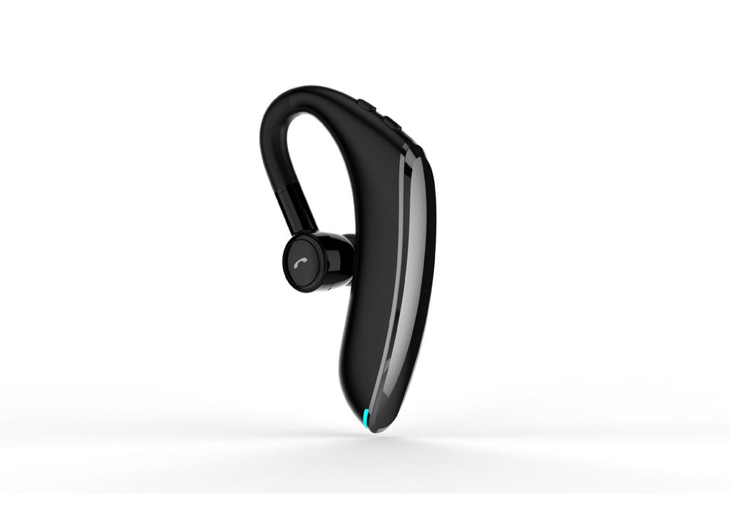 Bluetooth Earphones F900: Single Ear, Clip-On, Wireless, Long Standby, Caller ID, Sporty Design