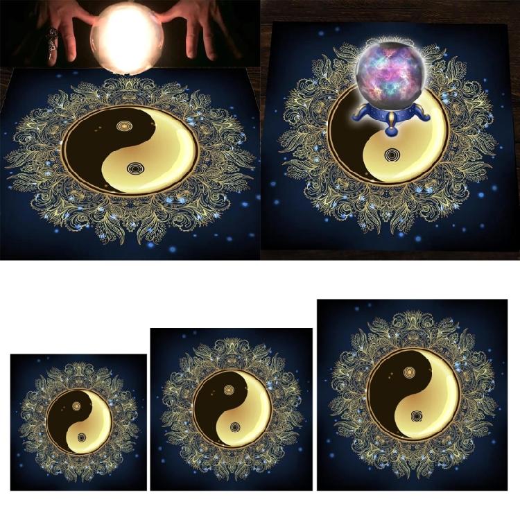 TaiChi Pattern Tarot Tablecloth Astrologys Witchcraft Deck Cloth Wall Decoration