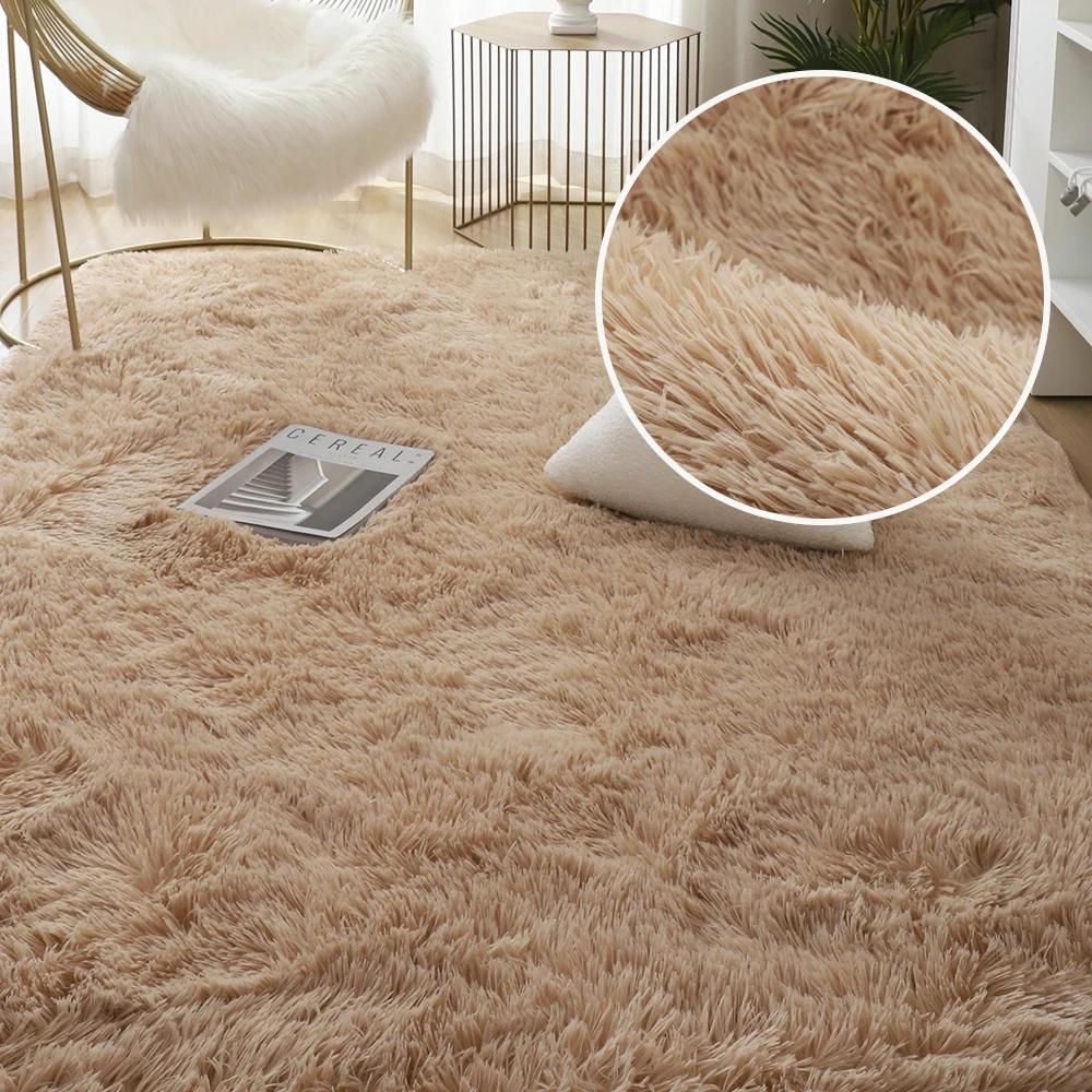 Fall and Winter Tie-dye Shaggy Carpet Home Living Room Bedroom Sofa Cushion Coffee Table Cushion Bedside Rug Carpet