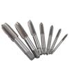 Seven-Piece M3-M12 Hand Tap Set with Square Handle for Internal Threading