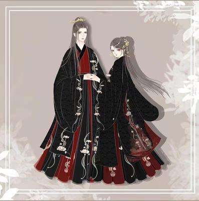 Menn og kvinner Kinesisk Gamle Hanfu-sett Cosplay-antrekk for voksne Kostymer for par Orientalsk dans Et helt sett med klær