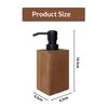 Luxury Wooden Soap Dispenser Hand Sanitizer & Lotion Bathroom Accessory - Ideal For Home & TravelSoap Bar Dispenser