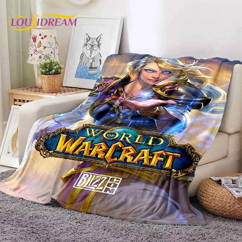 WOW, World of Warcraft Demon Hunter, Lich King Game Flannel Blanket for Beds Bedroom Sofa Picnic,Throw Outdoor Leisure 013