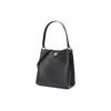 COACH Charlie Leather Bucket Bag, Shoulder Bag, Crossbody Bag, Handbag Women's Black 55200-GDBLK