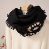 2025 Autumn/Winter Cashmere Patchwork Crochet Scarf & Shawl for Men and Women