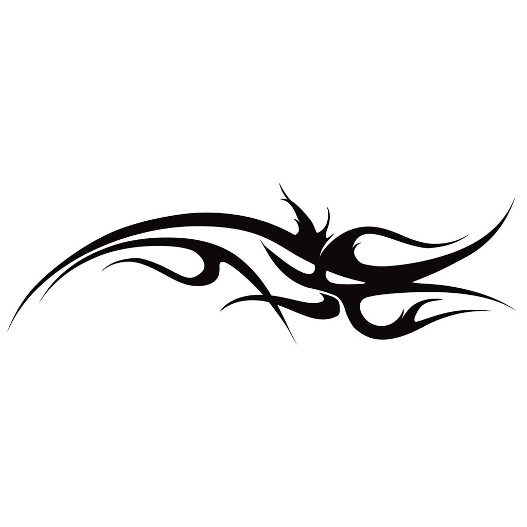 Advanced Sense Thorns Sun Moon Lotus Totem Crown Butterfly Love Flower Arm Waist Tattoo Sticker