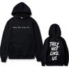 Rappndrick Lamar They Not Like Us Double Sided Print Hoodies Fashion Letter Printed Graphic Sweatshirts Casual Harajuku