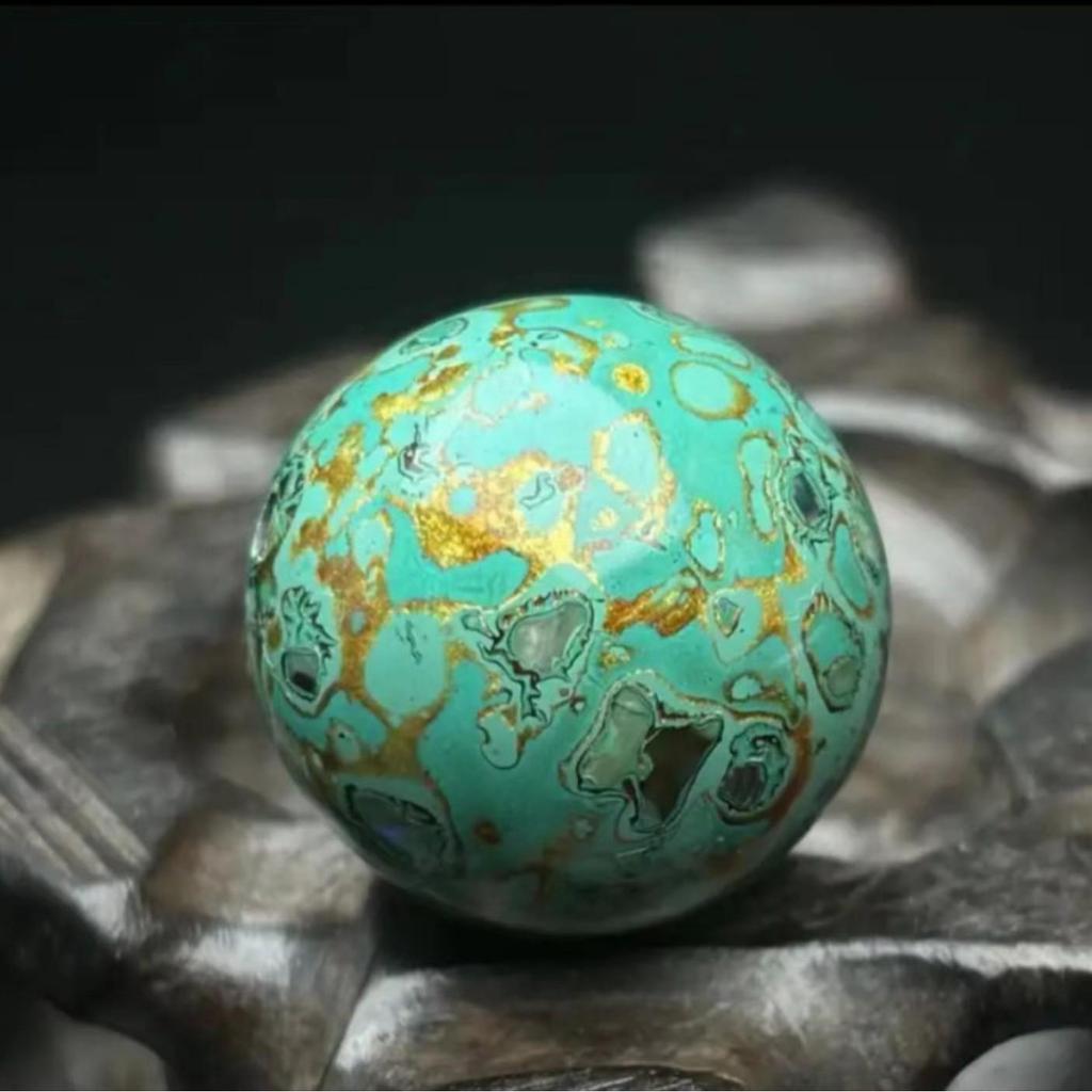 Genuine Flawless 8mm Lacquer Beads Inlaid with Mother-of-Pearl Buddhist Prayer String