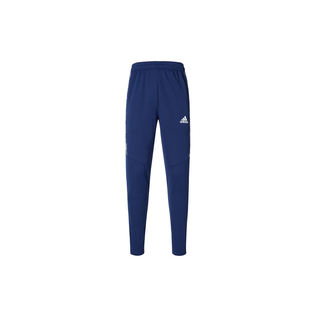 New Adidas Knitted Sports Pants Men's Blue GE5416