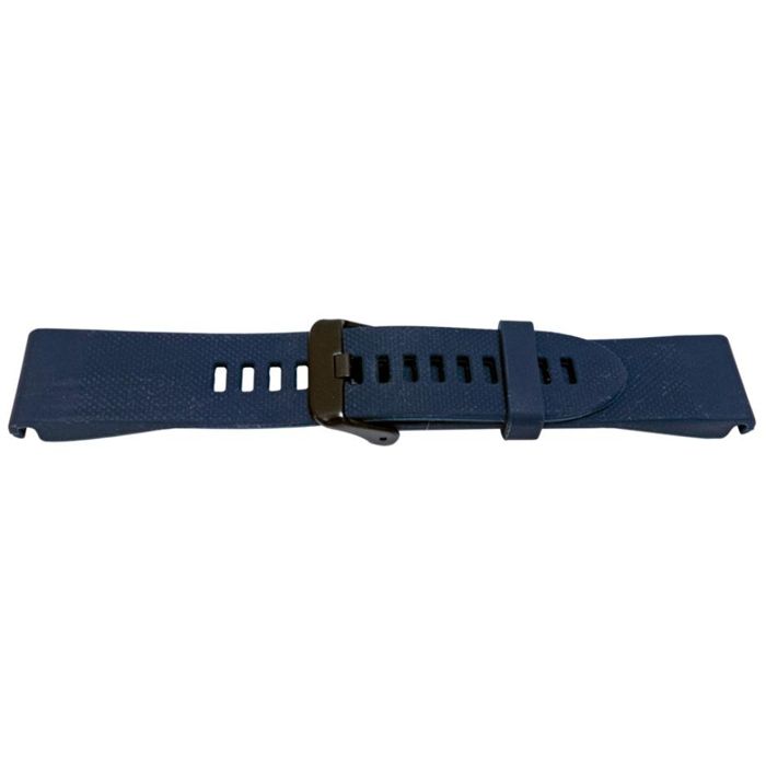 Bracelet montre - MY-MONTRE - Garmin Style - 20mm - Silicone bleu foncé - Compatible Fenix 5S/5S Plus/6S/6S PRO
