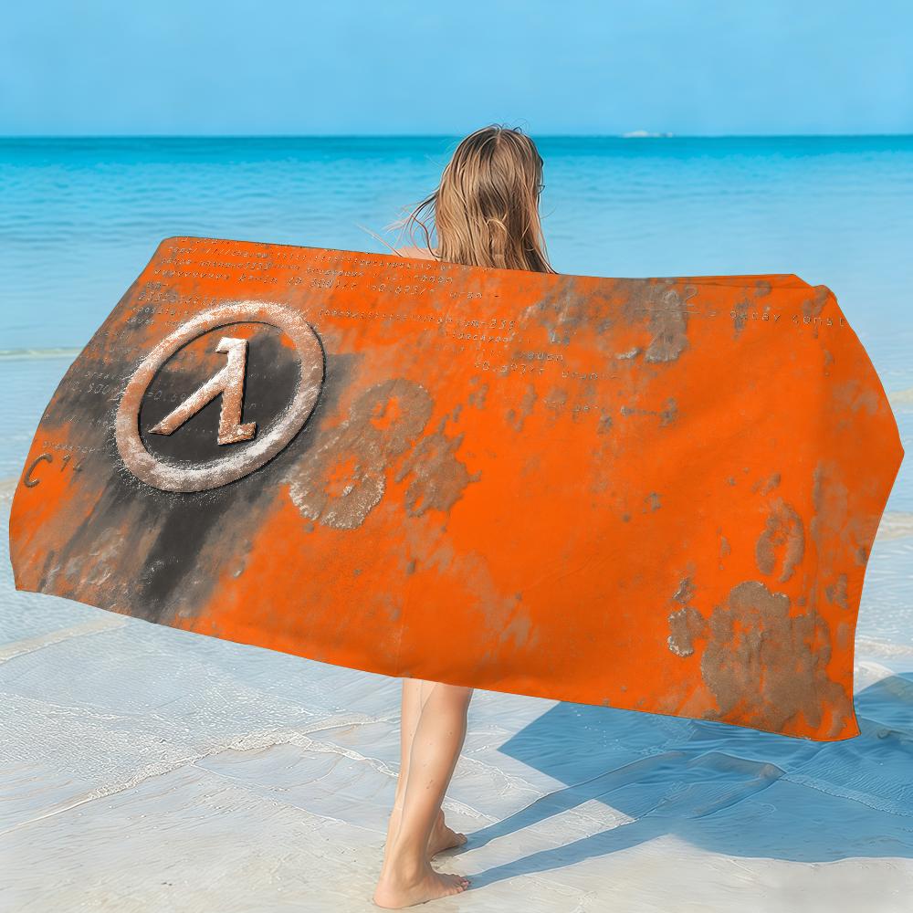 Vedio Game H-Half-Life Towel Quick Drying Beach Towels Are Suitable For Swimming Pools Camping Yoga And The Gym