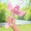 Bubble Wand Toy for Kids Magic Bubble Maker with 60ml Bubble Solution Safe and Durable Plastic Material Suitable for Outdoor Play and Parties