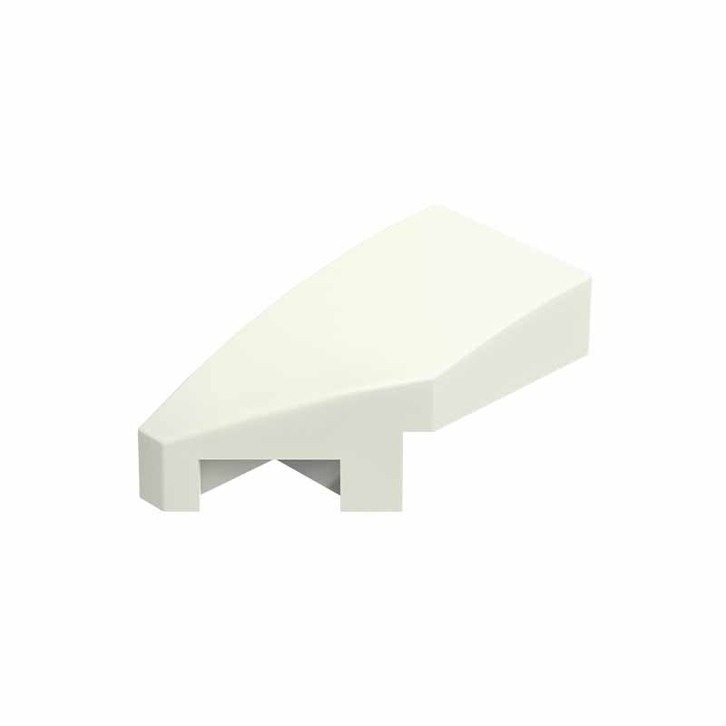 55PCS MOC Compatible Building Blocks 29120 Parts 1x2 Wedge-shaped Curved Panel (left) DIY Children's Toy Gift